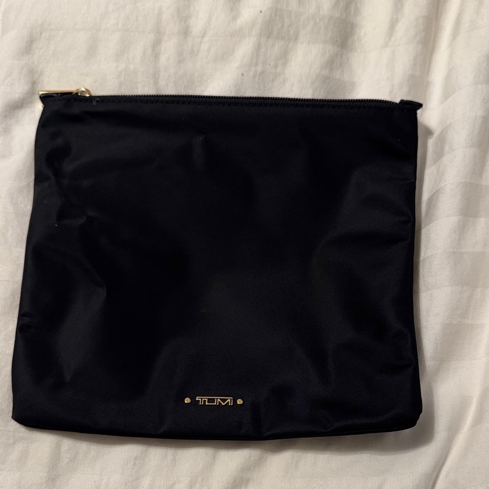 Tumi Midnight Black Travel Pouch
